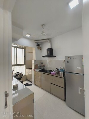 Kitchen in 1 BHK Apartment at Hiranandani Estate Solitaire C, Ghodbunder Road – for Rent