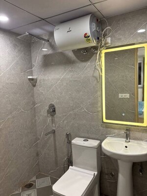 Bathroom in 2 BHK Apartment at Freedom Fighters Enclave – for Rent