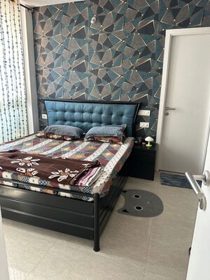Bedroom in 1 BHK Apartment at Hiranandani Estate Solitaire C, Ghodbunder Road – for Rent