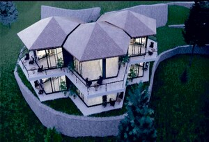 3 BHK Villa – Exterior View View at Kainchi Dham - for Sale