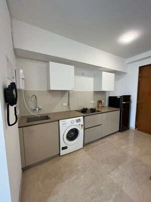 Kitchen in Studio Apartment at Hiranandani Estate Solitaire C, Ghodbunder Road – for Rent