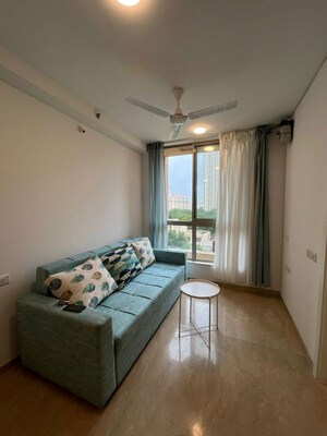 Living Room in Studio Apartment at Hiranandani Estate Solitaire C, Ghodbunder Road – for Rent