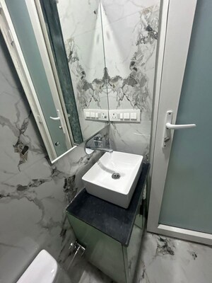 Bathroom in Studio Builder Floor at Moti Vihar – for Rent