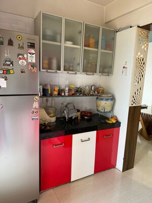Kitchen in 2 BHK Apartment at Soham Tropical Lagoon, Ghodbunder Road – for Rent