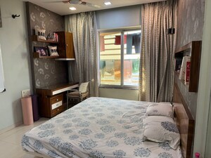Master Bedroom in 2 BHK Apartment at Soham Tropical Lagoon, Ghodbunder Road – for Rent