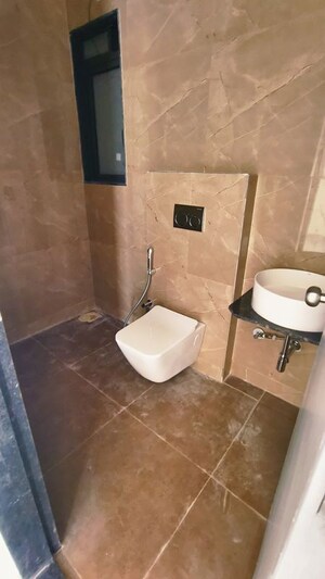 Bathroom in 2 BHK Apartment at Damji Shamji Mahavir Spring Tulip Phase 1, Pokhran Road No Two – for Rent