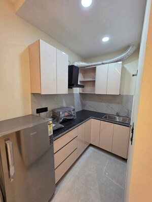 Kitchen in 1 BHK Builder Floor at Freedom Fighters Enclave – for Rent