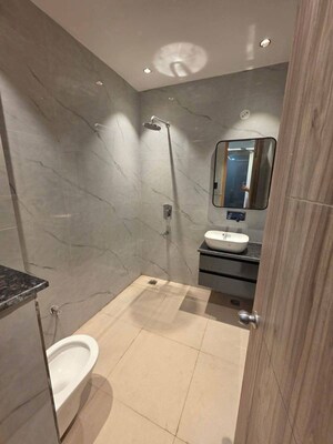 Bathroom in 1 BHK Builder Floor at Freedom Fighters Enclave – for Rent