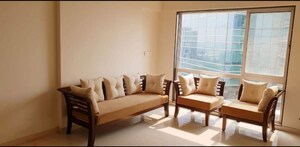 Living Room in 2 BHK Apartment at Sethia Grandeur, Bandra East – for Rent