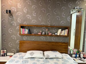 Master Bedroom in 2 BHK Apartment at Soham Tropical Lagoon, Ghodbunder Road – for Sale