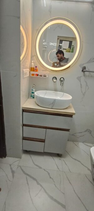 Bathroom in 4 BHK Apartment at Vasant Kunj – for Rent