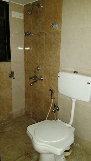 Bathroom in 2 BHK Apartment at Akruti Hubtown, Mira Road – for Rent