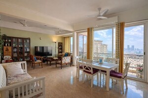Living Room in 4 BHK Apartment at Hiranandani Brookhill, Ghodbunder Road – for Sale