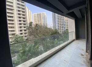 Balcony in 3 BHK Apartment at Rustomjee Oriana, Bandra East – for Rent