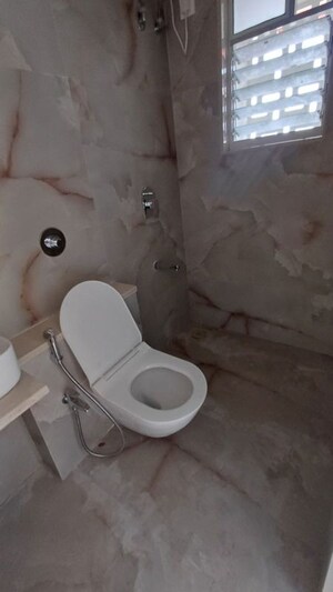 Bathroom in 1 BHK Apartment at Sonal Link Residency, Malad West – for Rent