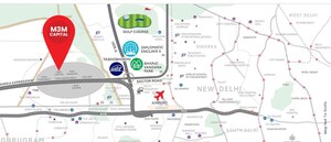 2.5 BHK Apartment – Map Location View at M3M Capital, Sector 113 - for Sale