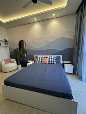 Bedroom in 3 BHK Apartment at Forum Serendipity, Bandra Kurla Complex – for Rent