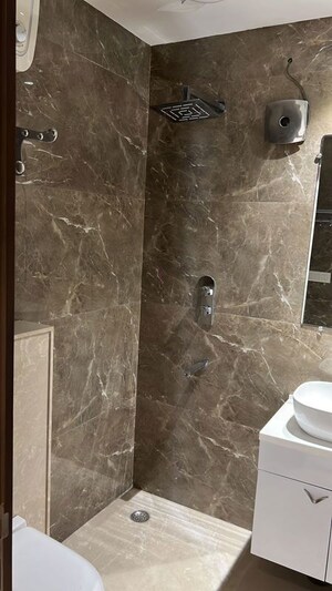 Bathroom in 3 BHK Builder Floor at Anand Vihar – for Rent