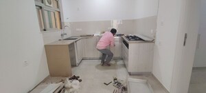 Kitchen in 3 BHK Apartment at Hiranandani Estate Rodas Enclave, Ghodbunder Road – for Rent