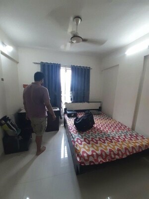 Bedroom in 2 BHK Apartment at Five Star Royal Glory, Wakad – for Rent