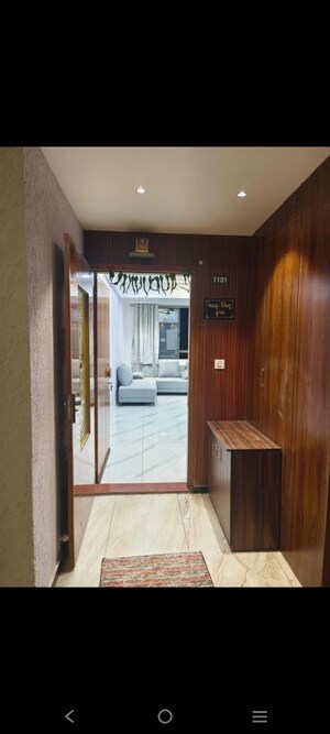 Building Lobby in 3 BHK Penthouse at Dharti Heaven, New Ranip – for Rent