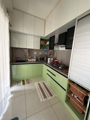 Kitchen in 2 BHK Apartment at Sobha Dream Gardens, Thanisandra Main Road – for Rent