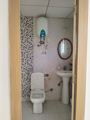 Bathroom in 3 BHK Apartment at Shahpur Bamheta – for Rent