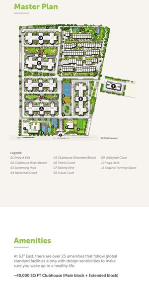Master Plan in 3 BHK Apartment at Assetz 63 Degree East, Off Sarjapur Road – for Sale
