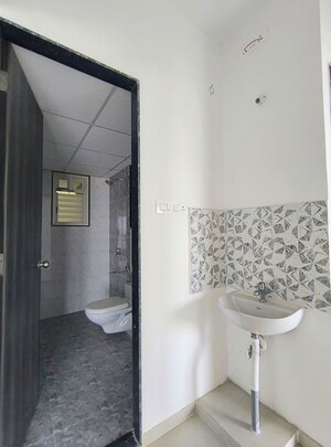 Bathroom in 2.5 BHK Apartment at Goel Ganga Altus, Kharadi – for Rent