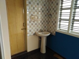 Bathroom in 1 BHK Independent House at Rt Nagar – for Rent