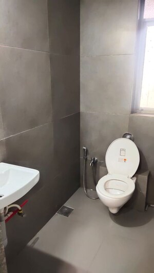 Bathroom in  Office Space at Krish One World Capital, Bodakdev – for Rent