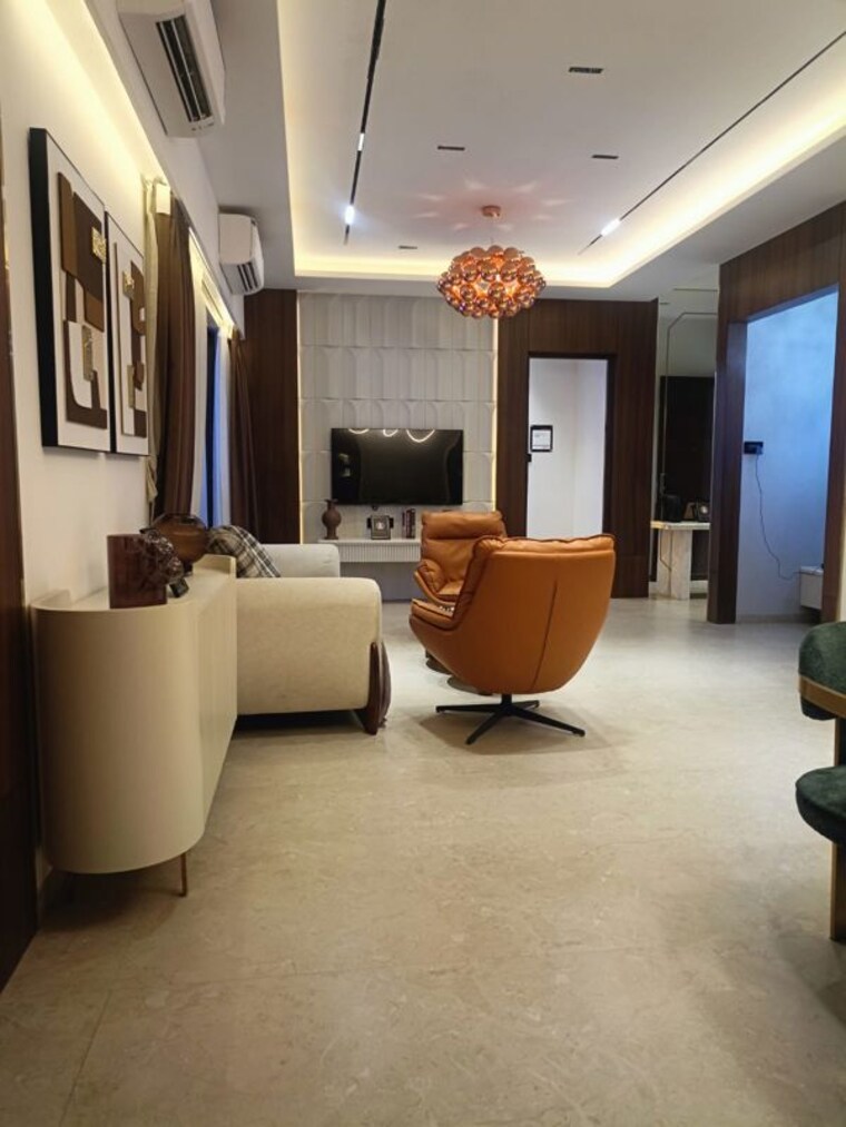 Living Room, vtp-altamira 3 Bedroom 1953 Sq.Ft. Apartment In Kharadi Pune 10388068