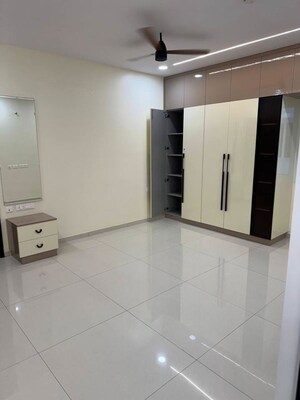 Bathroom in 3 BHK Apartment at Rajapushpa Provincia, Narsingi – for Rent