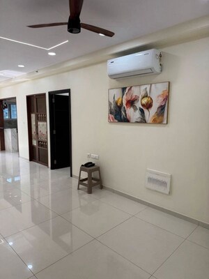 Living Room in 3 BHK Apartment at Rajapushpa Provincia, Narsingi – for Rent