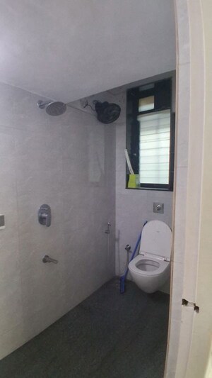 Bathroom in 2 BHK Apartment at Raheja Township, Malad East – for Rent