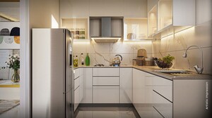Kitchen in 4 BHK Apartment at M3M Capital, Sector 113 – for Sale