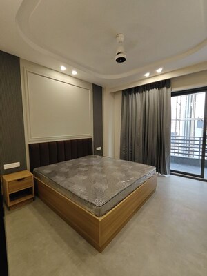 Bedroom in 3 BHK Builder Floor at Ansal Sushant Lok I, Sector 43 – for Rent