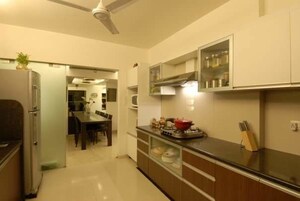 Kitchen in 4 BHK Apartment at Samartha Meghdoot Apartment, Andheri West – for Sale