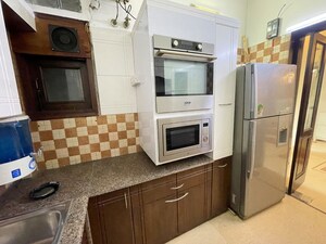 Kitchen in 3 BHK Builder Floor at East Of Kailash – for Rent