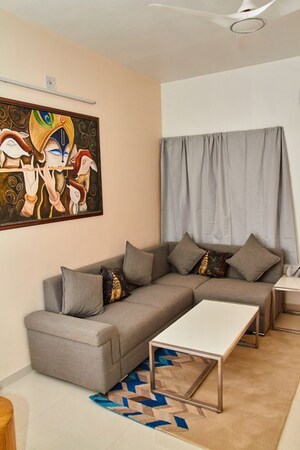 Living Room in 3 BHK Villa at Sanand – for Rent
