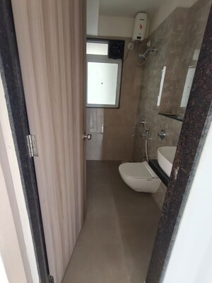 Bathroom in 2 BHK Apartment at Ashar Axis, Majiwada – for Rent