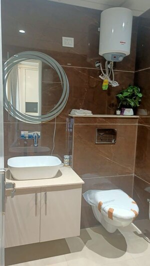 Bathroom in 4 BHK Apartment at Maya Green Lotus Utsav, International Airport Road – for Rent