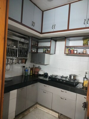 Kitchen in 1 BHK Builder Floor at Lajpat Nagar I – for Rent