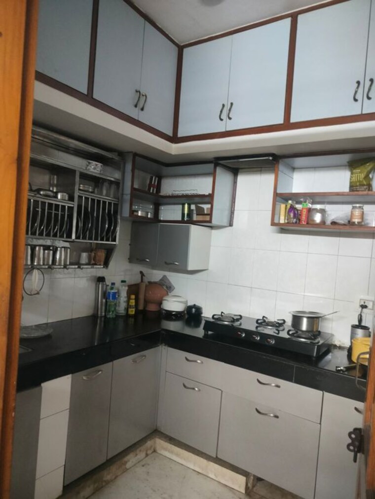 Kitchen, lajpat nagar i 1 Bedroom 900 Sq.Ft. Builder Floor In Lajpat Nagar I Delhi 10388274