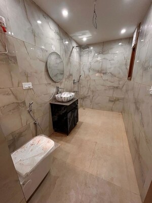 Bathroom in 3 BHK Apartment at Chattarpur – for Sale