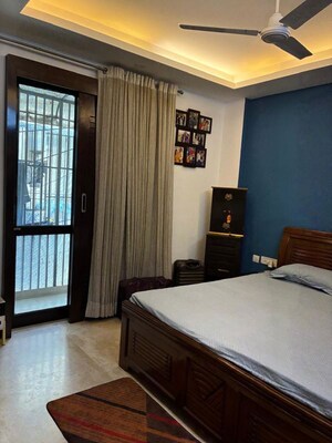 Bedroom in 2 BHK Builder Floor at East Of Kailash – for Rent