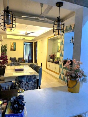 Living Room in 2 BHK Builder Floor at East Of Kailash – for Rent