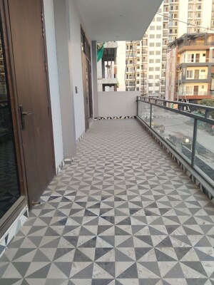Balcony in 3 BHK Builder Floor at Vasant Vihar – for Rent
