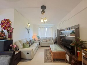 Living Room in 2 BHK Apartment at Lodha Paradise, Majiwada – for Rent