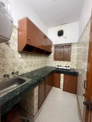 Kitchen in 1 BHK Builder Floor at Kalkaji – for Rent